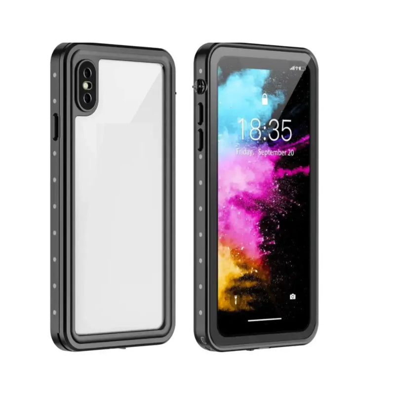 techplus iPhone XS Waterproof Case Redpepper Full Protective Cover Redpepper iPhone XS Waterproof Case 360 Armor