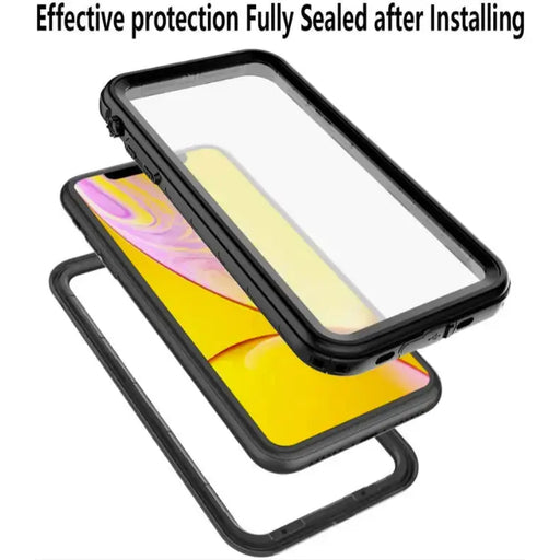 techplus iPhone XS Waterproof Case Redpepper Full Protective Cover Redpepper iPhone XS Waterproof Case 360 Armor