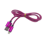 Charger Cable for iPhone/iPad 1m (Rose Red) by 9eight5