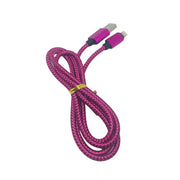 Charger Cable for iPhone/iPad 1m (Rose Red) by 9eight5