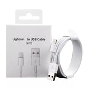 Charger Cable for iPhone/iPad - 2m (White) by 9eight5