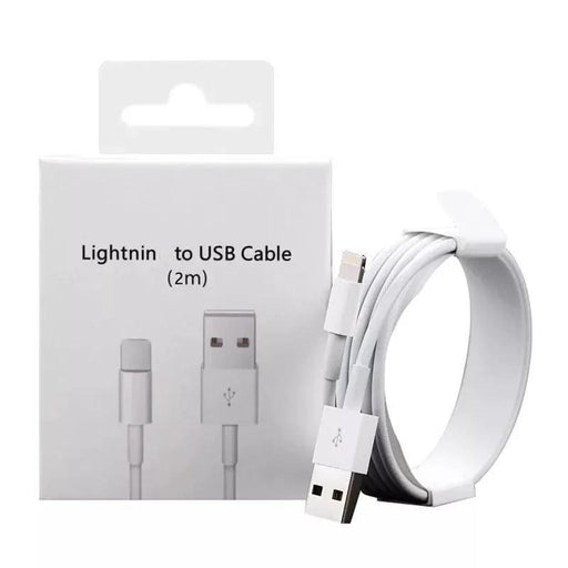 Charger Cable for iPhone/iPad - 2m (White) by 9eight5