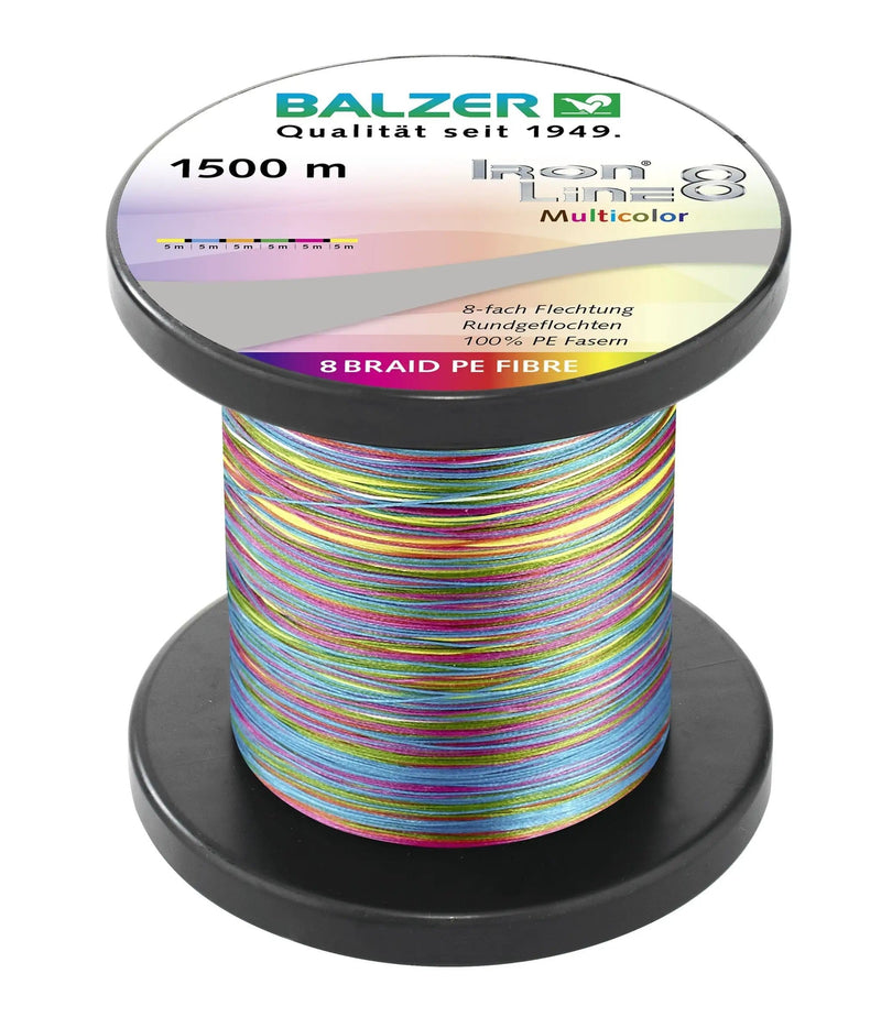 Balzer Fishing Lines Iron Line 8 Multicolor 1500m Iron Line 8 Multicolor 1500m