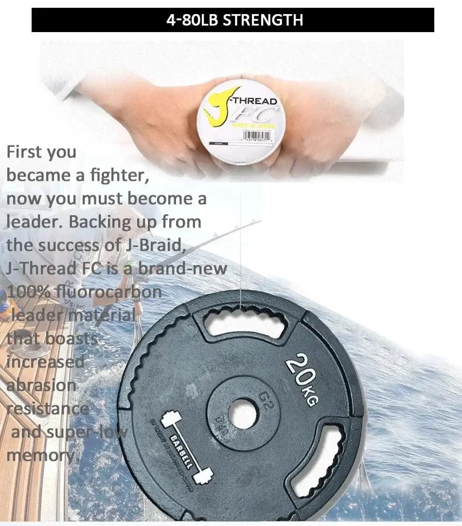 China China DaiwaJ-Fluorocarbon Fluorocarbon  Leader 100m 50m Sinking Clear Fluorocarbon Line Made in Japan