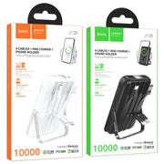 techplus J135 Rico Magnetic Wireless Power Bank 10000mAh with Built-In Cables Rico 10000mAh Magnetic Wireless Power Bank With Cables