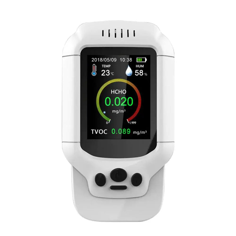 Professional Air Quality Monitor for PM2.5 and HCHO - Digital Formaldehyde Detector with LCD Display by Mead's Supply & Equipment Outfitters limited