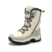Women's Fleece-Lined Snow Boots - Warm Leather Winter Boots for Outdoor Activities by Mead's Supply & Equipment Outfitters limited