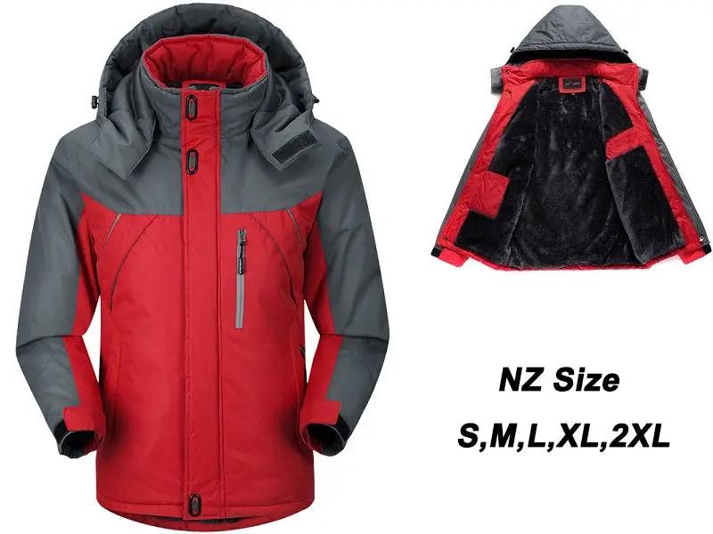 Thermal Mountain Waterproof Fleece Ski Jacket Windproof Rain Jacket by dealonline.co.nz