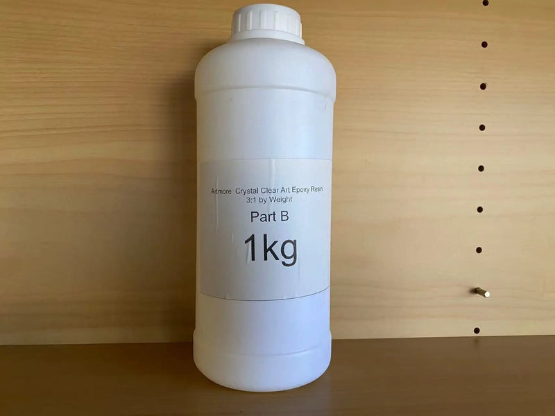 1kg Part B ONLY! For Crystal Clear Art Epoxy Resin - 3:1 by Weight by Resin Art NZ