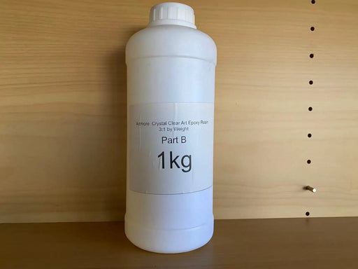 1kg Part B ONLY! For Crystal Clear Art Epoxy Resin - 3:1 by Weight by Resin Art NZ