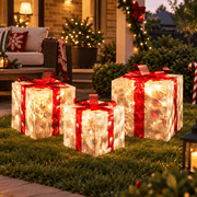 SportZone.co.nz Occasions > Christmas > Christmas Wreaths & Garlands Jingle Jollys Christmas Lights 70 LED Fairy Light Gift Box 3pcs Decorations Red Jingle Jollys Christmas Lights 70 LED Fairy Light Gift Box 3pcs Decorations Red
