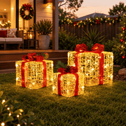 SportZone.co.nz Occasions > Christmas > Outdoor Decorations & Lights Jingle Jollys Christmas Lights Gift Box Set 3 PCS Set 48 LED Decorations Jingle Jollys Christmas Lights Gift Box Set 3 PCS Set 48 LED Decorations
