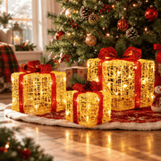 SportZone.co.nz Occasions > Christmas > Outdoor Decorations & Lights Jingle Jollys Christmas Lights Gift Box Set 3 PCS Set 48 LED Decorations Jingle Jollys Christmas Lights Gift Box Set 3 PCS Set 48 LED Decorations
