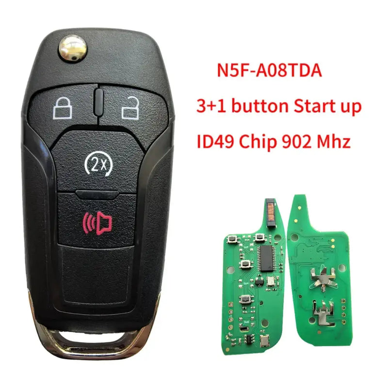 Habicare Ford Flip Remote Key 315 And 902MHz ID49 HITAG Pro Escort Transit Explorer Ford Flip Remote Key 315 902MHz ID49 HITAG Pro