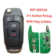 Habicare Ford Flip Remote Key 315 And 902MHz ID49 HITAG Pro Escort Transit Explorer Ford Flip Remote Key 315 902MHz ID49 HITAG Pro