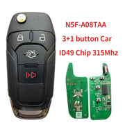 Habicare Ford Flip Remote Key 315 And 902MHz ID49 HITAG Pro Escort Transit Explorer Ford Flip Remote Key 315 902MHz ID49 HITAG Pro