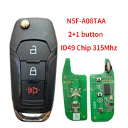 Habicare Ford Flip Remote Key 315 And 902MHz ID49 HITAG Pro Escort Transit Explorer Ford Flip Remote Key 315 902MHz ID49 HITAG Pro