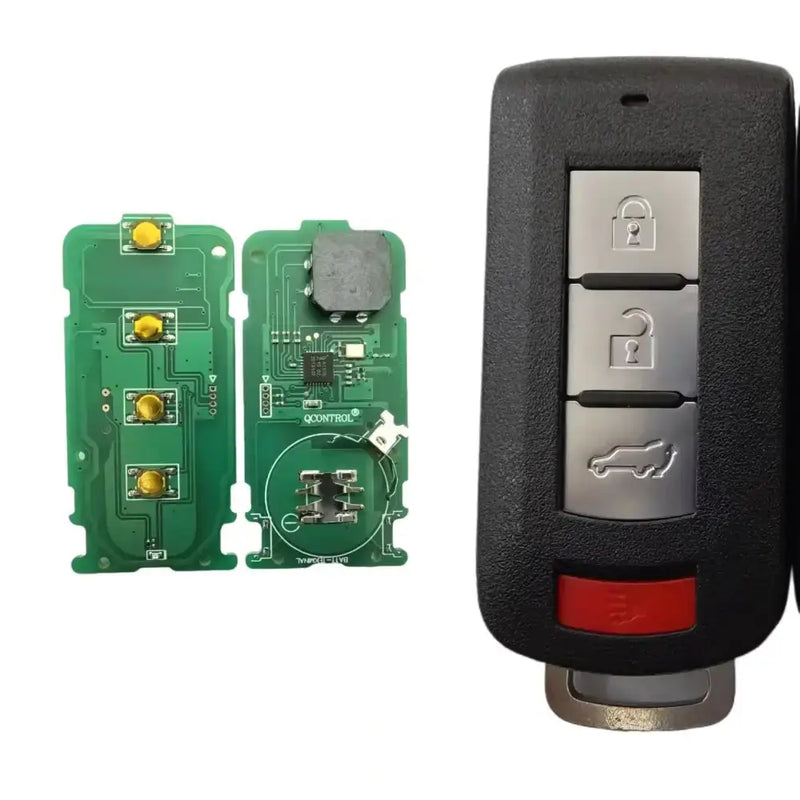 Keyless Go Smart Remote Key 2/3/4 Button 315/434MHz ID46 for Mitsubishi Lancer & Outlander (2008–2016) by Habicare