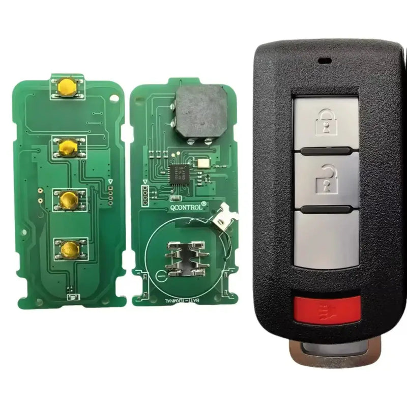 Keyless Go Smart Remote Key 2/3/4 Button 315/434MHz ID46 for Mitsubishi Lancer & Outlander (2008–2016) by Habicare
