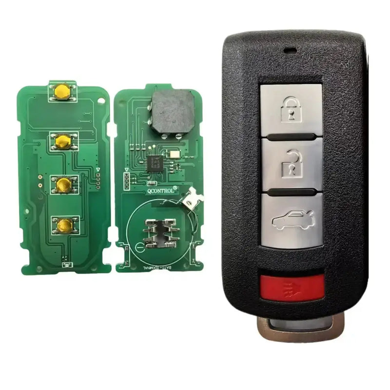 Keyless Go Smart Remote Key 2/3/4 Button 315/434MHz ID46 for Mitsubishi Lancer & Outlander (2008–2016) by Habicare