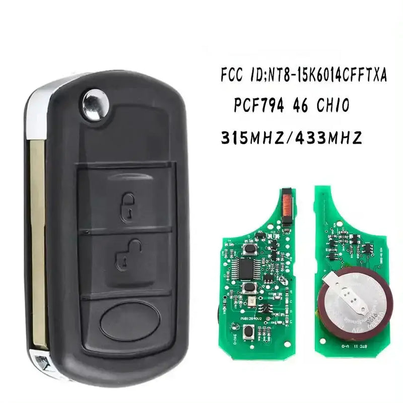 Rechargeable Remote Key Fob 315/433MHz for Range Rover & Discovery 3 Vehicles by Habicare