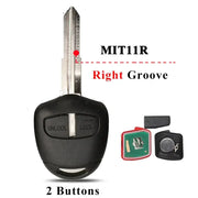 Remote Car Key Fob 433/313.8MHz ID46 for Mitsubishi ASX, Lancer & Outlander (2006–2014) by Habicare