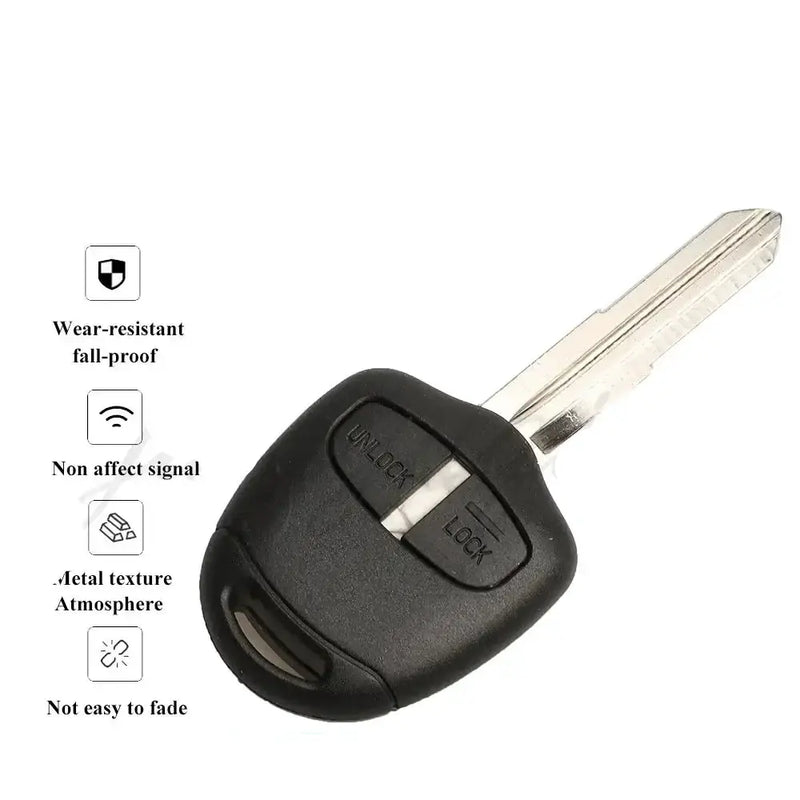 Remote Car Key Fob 433/313.8MHz ID46 for Mitsubishi ASX, Lancer & Outlander (2006–2014) by Habicare