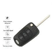 Habicare 433MHz ID46 Flip Remote Key Fob For Kia Sportage 2010 To 2014 433MHz FSK ID46 Flip Key Fob For Kia Sportage 2010-2014