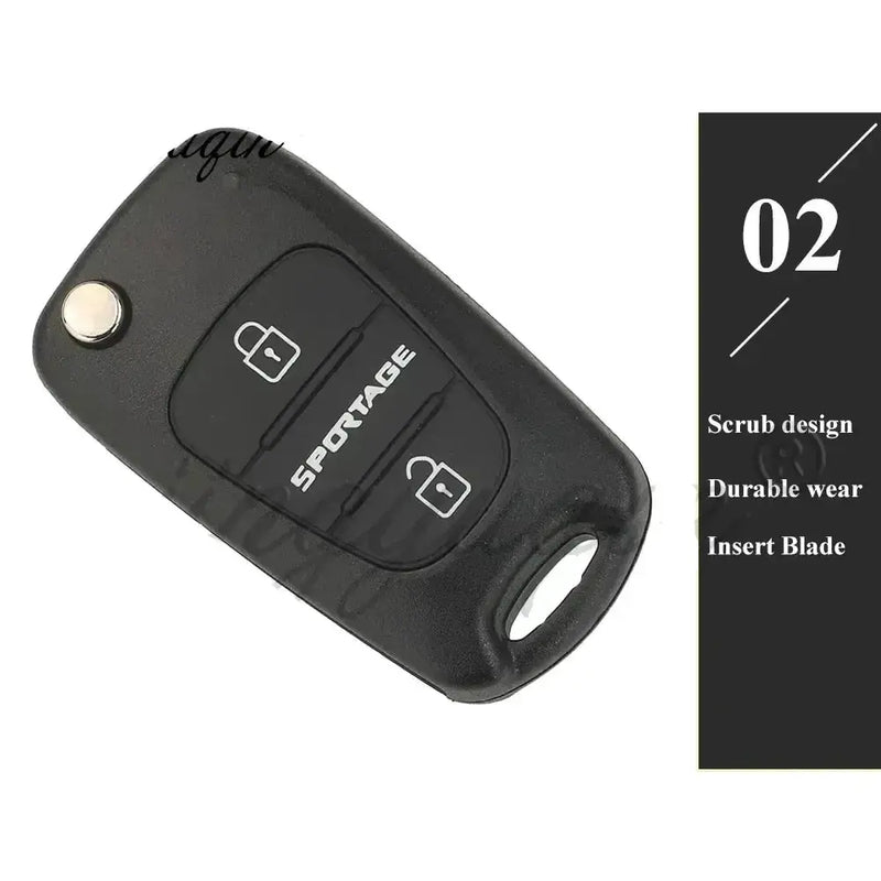 Habicare 433MHz ID46 Flip Remote Key Fob For Kia Sportage 2010 To 2014 433MHz FSK ID46 Flip Key Fob For Kia Sportage 2010-2014