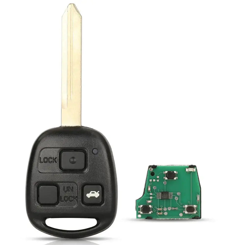Habicare 2/3-Button Remote Key Fob 433MHz 4D67/4C Chip for Toyota Corolla, Yaris & Avensis (1998+) 2/3-Button Remote Key Fob 433MHz 4D67/4C Chip for Toyota Corolla, Yaris & Avensis (1998+)