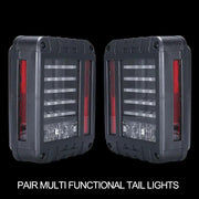 Pair LED Tail Lights Brake Rear Signal Reverse OEM For Jeep Wrangler JK 07-17 by salelink.co.nz
