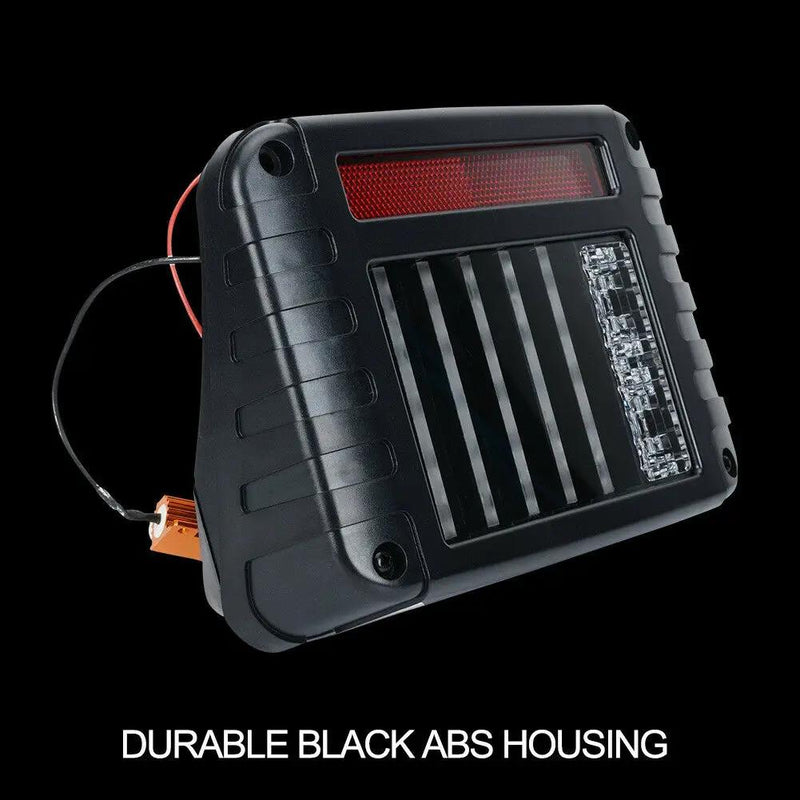 Pair LED Tail Lights Brake Rear Signal Reverse OEM For Jeep Wrangler JK 07-17 by salelink.co.nz