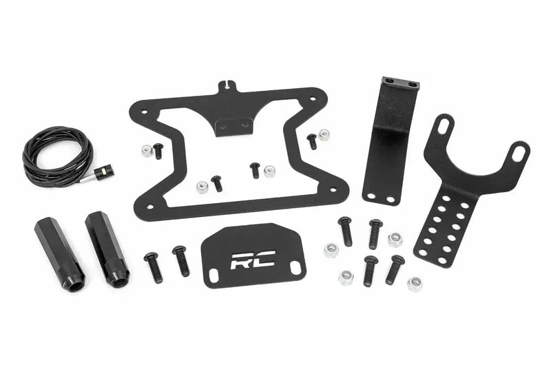 License Plate Relocation Bracket Jeep Wrangler JK/Wrangler Unlimited (07-18) by Magwarehouse.com