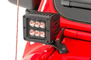 LED Ditch Light Kit Hinge Mount Jeep Gladiator JT/Wrangler JL (18-26) by Magwarehouse.com