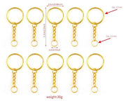 Golden Key Chain Accessories - 2 years Warranty by Resin Art NZ