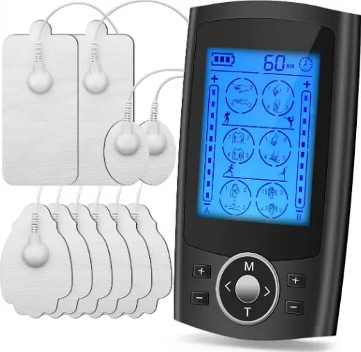 TENS Massager Machine with 24 Massage Modes & 10 Pads by salelink.co.nz