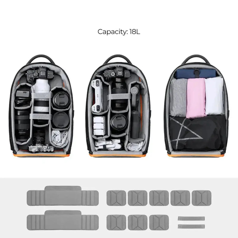 Habicare Habicare Waterproof DSLR Camera Backpack With Laptop Compartment 18L Habicare Waterproof DSLR Camera Backpack 18L Laptop