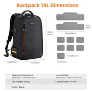 Habicare Habicare Waterproof DSLR Camera Backpack With Laptop Compartment 18L Habicare Waterproof DSLR Camera Backpack 18L Laptop