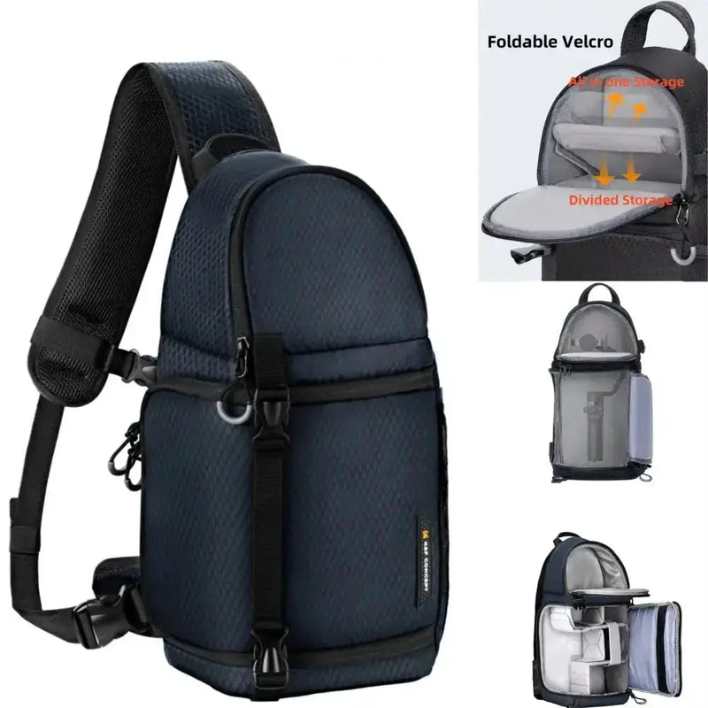 Habicare Waterproof Camera Sling Backpack for DSLR/SLR, Sony, DJI & Fuji Cameras Waterproof Camera Sling Backpack for DSLR/SLR, Sony, DJI & Fuji Cameras