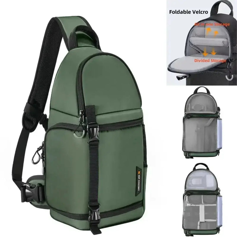 Habicare Waterproof Camera Sling Backpack for DSLR/SLR, Sony, DJI & Fuji Cameras Waterproof Camera Sling Backpack for DSLR/SLR, Sony, DJI & Fuji Cameras