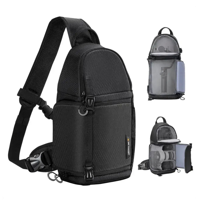 Habicare Waterproof Camera Sling Backpack for DSLR/SLR, Sony, DJI & Fuji Cameras Waterproof Camera Sling Backpack for DSLR/SLR, Sony, DJI & Fuji Cameras