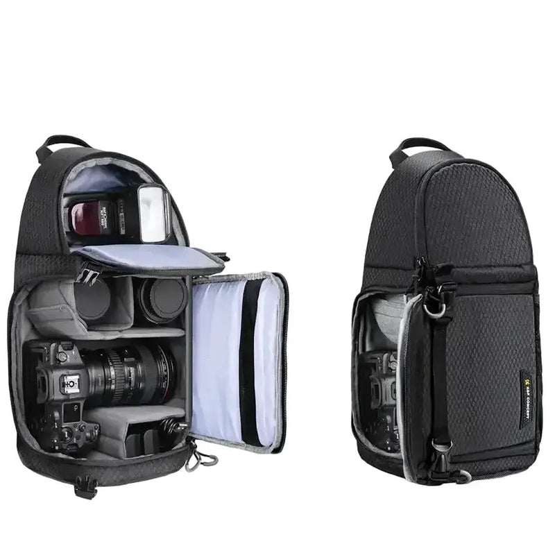 Habicare Waterproof Camera Sling Backpack for DSLR/SLR, Sony, DJI & Fuji Cameras Waterproof Camera Sling Backpack for DSLR/SLR, Sony, DJI & Fuji Cameras