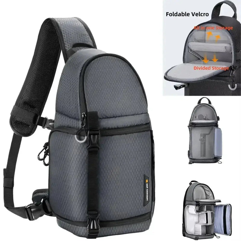 Habicare Waterproof Camera Sling Backpack for DSLR/SLR, Sony, DJI & Fuji Cameras Waterproof Camera Sling Backpack for DSLR/SLR, Sony, DJI & Fuji Cameras