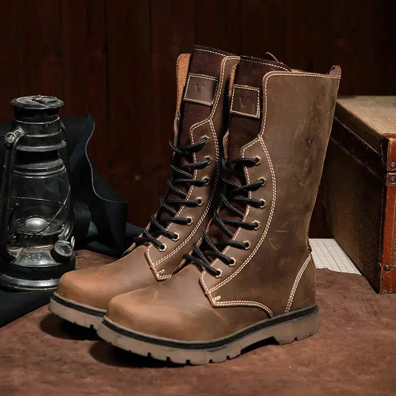 Men's Waterproof Leather Martin Boots | Hiking & Combat Boots by Mead's Supply & Equipment Outfitters limited