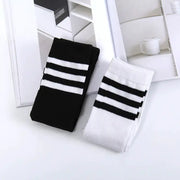 Striped Over-the-Knee Socks for Women - College Style Knee-High Fashion Socks by Mead's Supply & Equipment Outfitters limited