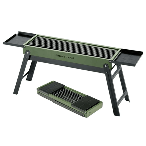 ECOTREK Portable Charcoal Grill Urban Wave Portable Double-Wing Folding Charcoal BBQ Grill YQ12317 Urban Wave Portable Double-Wing Folding Charcoal BBQ Grill YQ12317