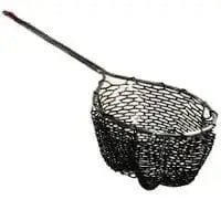 Kayak Landing Net Rubber Bag (46*39) with durable netting for secure fish catching.