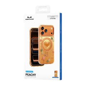 techplus Mobile Phone Case Keephone 3D Heart Glitter Case for iPhone 18 Pro | MagSafe Compatible (Peachy) Keephone 3D Heart Glitter Case for iPhone 18 Pro | MagSafe Compatible (Peachy)