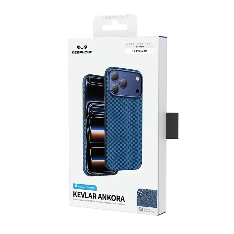techplus Mobile Phone Case Keephone Ankora Genuine Kevlar Case for iPhone 18 Pro Max with MagSafe Keephone Ankora Genuine Kevlar Case for iPhone 18 Pro Max with MagSafe