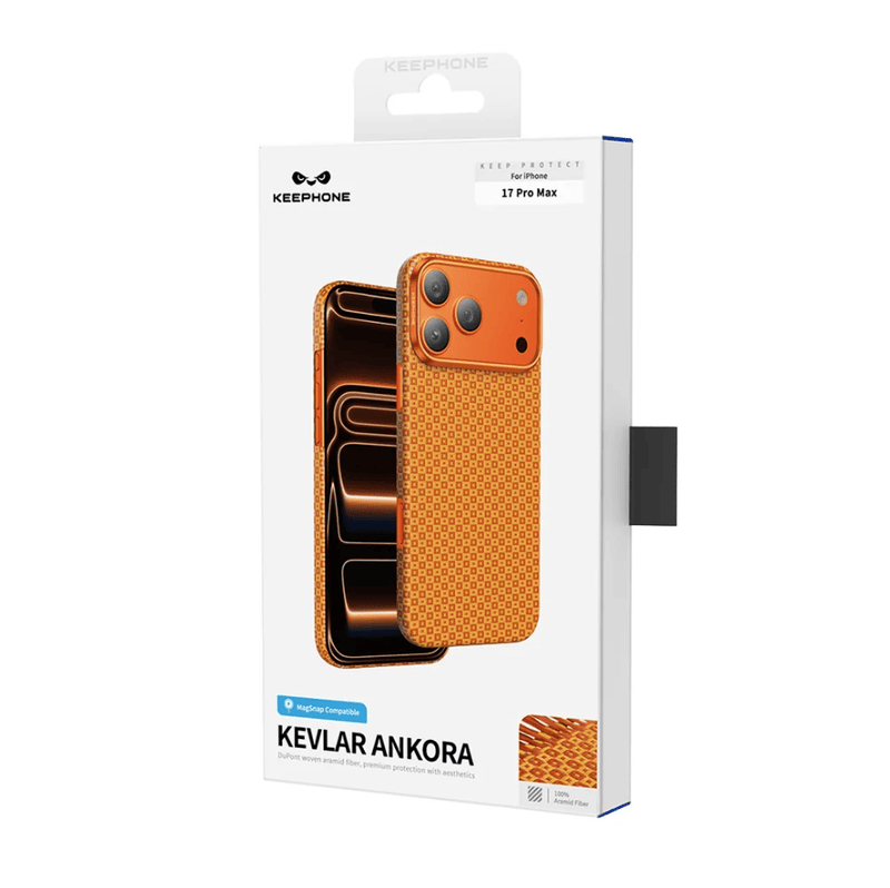 techplus Keephone Ankora Kevlar Case For iPhone 17 Pro Max MagSafe Keephone Ankora Kevlar Case iPhone 17 Pro Max MagSafe